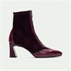 Hispanitas Atlanta Front Zip Heel Boot - Wine